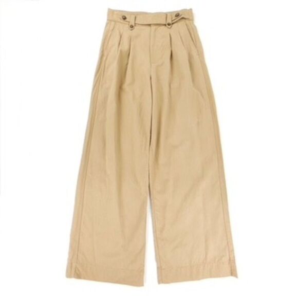 NWT Madewell Harlow Wide Leg Pants Khaki Pleated Old Money Quiet Luxury Trouser - Picture 1 of 9